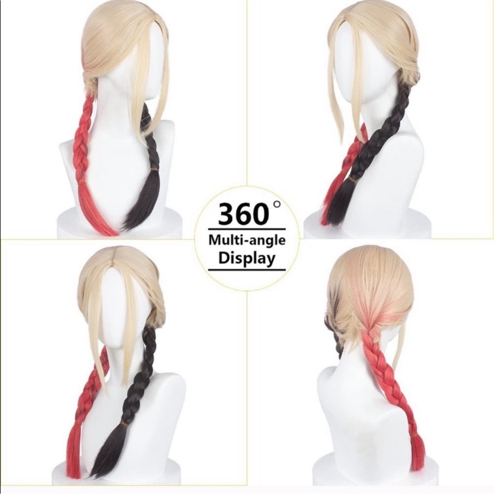 Harley Cosplay Costume Wig for Women - Picture 2 of 5
